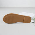 2026 new summer fashion flat sandals - women's one-strap beach slippers for travel