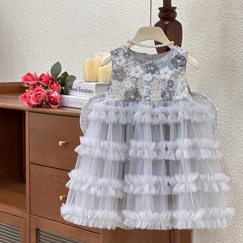 Girls' dresses: new summer  collection - stylish princess dresses and formal gowns for baby girls