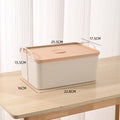 Japanese cream style storage box for home dog satchel storage box desktop miscellaneous storage storage box large capacity