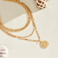 Long sweater chain wholesale european and american cross-border flower clavicle chain hip-hop multi-layered niche high-end necklace for women