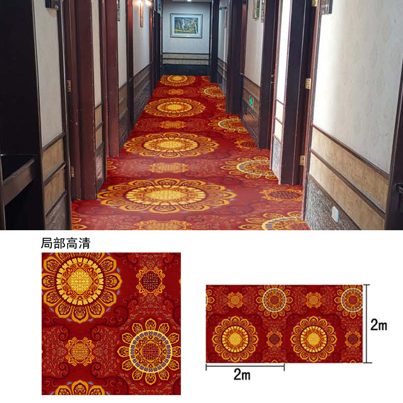 Haima 800g nylon carpet b1 hotel corridor banquet hall box club whole patchwork carpet carpet