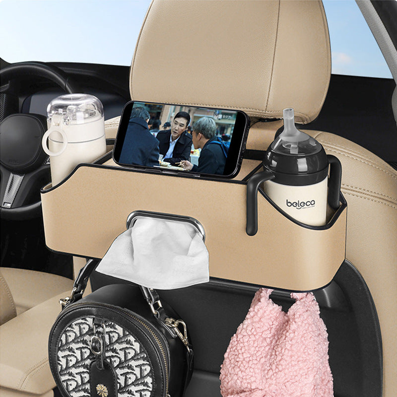 Laiben Car Seat Back Storage Box Car Multifunctional Storage Box Tissue Box Water Cup Shelf Storage Box