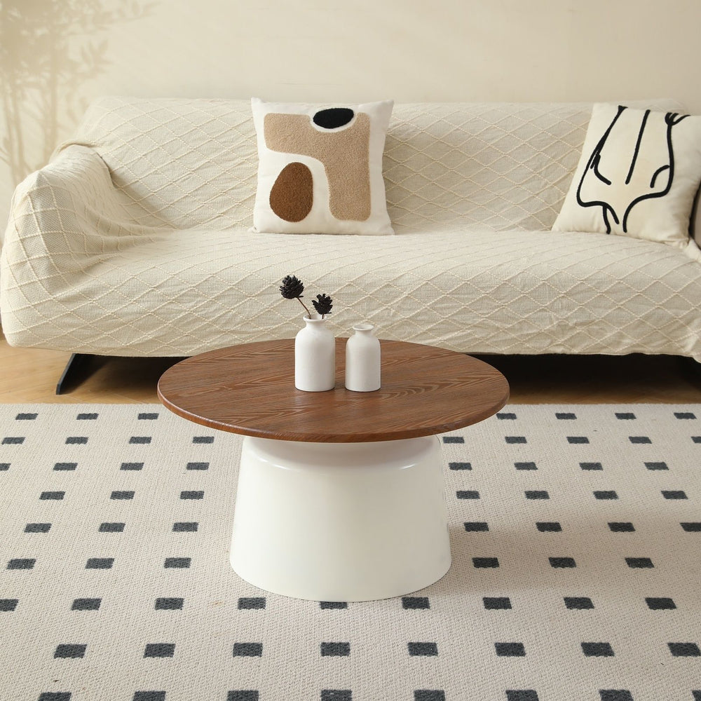 Cream style scandinavian apartment coffee table living room for home small apartment casualb&b coffee table martini round small coffee table