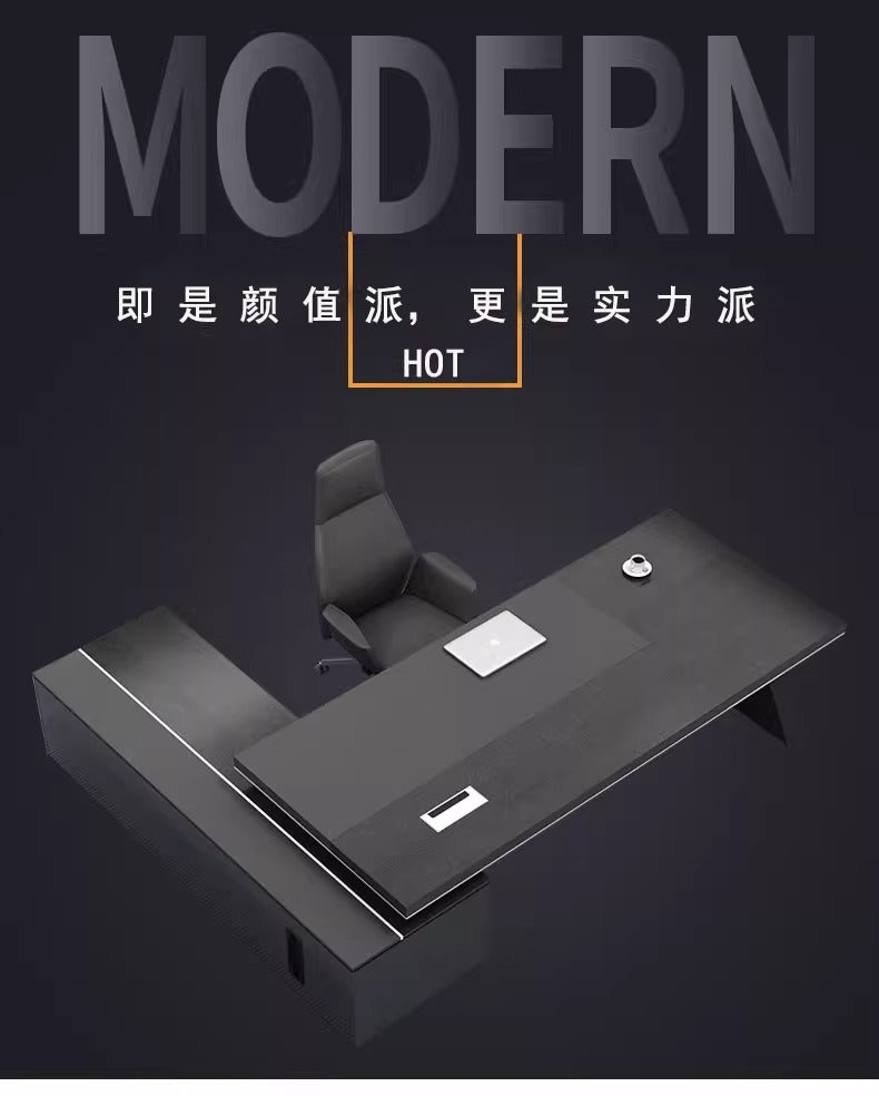 Boss desk office desk casual modern manager desk supervisor desk executive desk