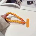 Colorful braided rope mobile phone creative short lanyard wrist nylon accessories satchel twist hanging ornaments cartoon finger ring