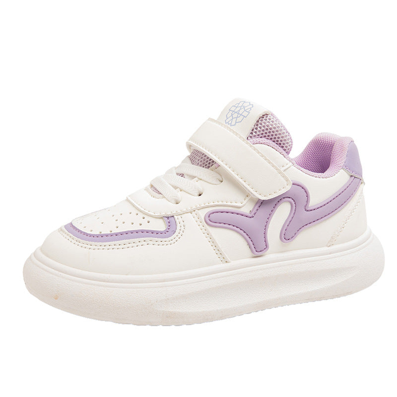 儿童运动鞋2025春秋季新款时尚百搭校园小白鞋女童板鞋男童休闲鞋