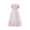 Hot-selling girls' dresses in stock: new  chiffon summer collection - stylish and chic short-sleeve dresses for girls