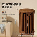 Six-in-one solid wood stool for home stackable bench pulley combination easy to store stacking stool restaurant stacking spare