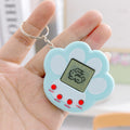 cartoon cat paw game console toy - cute & creative mini electronic pet machine keychain charm for kids