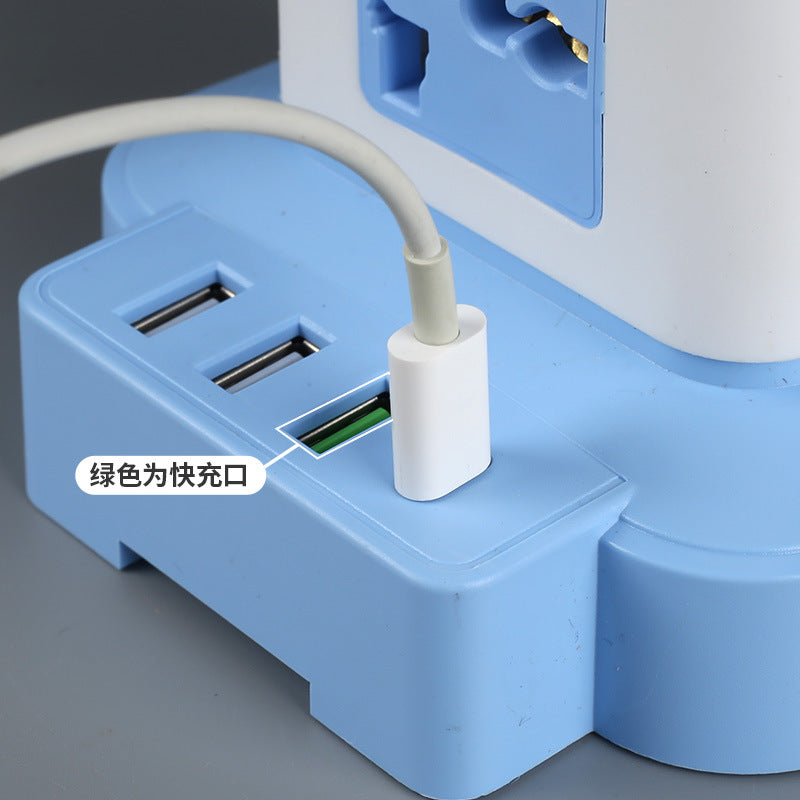 3m british standard hong kong vertical socket computer multi-function power strip universal international neutral power strip american standard european standard
