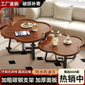 Modern four-leaf clover for home round bedroom simple balcony side table coffee table small apartment living room sofa casualaccessible luxury