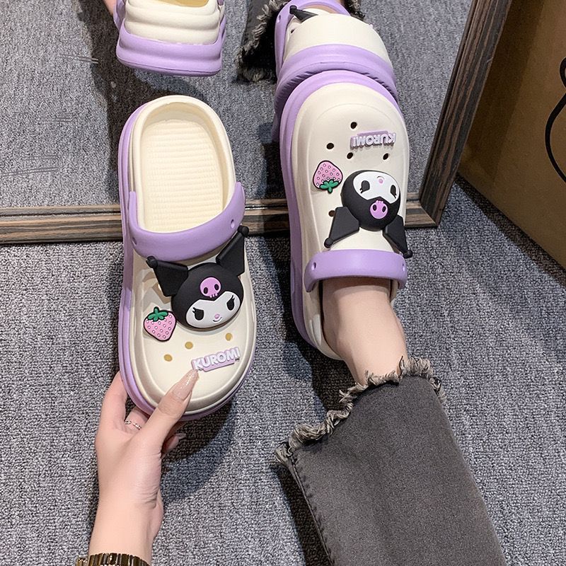 2025 baotou sandals women's hot style clogs outwear non-slip home soft beach new arrivalcouple sandals