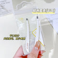 Dazzling fineline modern series stainless steel tweezers - eyebrow, eyelash extension, and beauty tool set with double eyelid stickers