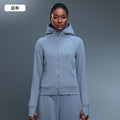 Autumn winter yoga outwearlong sleeves silmslimming looksweatshirtjacketfleece-lined zipper cardigantopsd25132