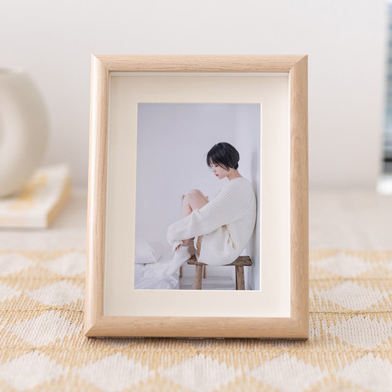 Hollow three-dimensional wall-mounted dried flower photo frame wholesale wooden wall-mounted 5678-inch A4a3 with cardboard picture frame empty frame