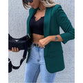 e-commerce independent site,  autumn/winter new arrivals, long-sleeved fashionable and sexy printed blazer