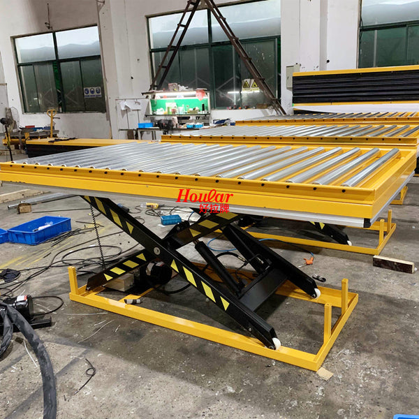 Hoular good pull drum lift platform roller hydraulic lift hoist roller sliding electric lift table