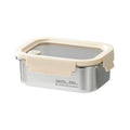 High-style stainless steel lunch box, microwave-safe bento box, perfect for office workers, and a food-sealing container