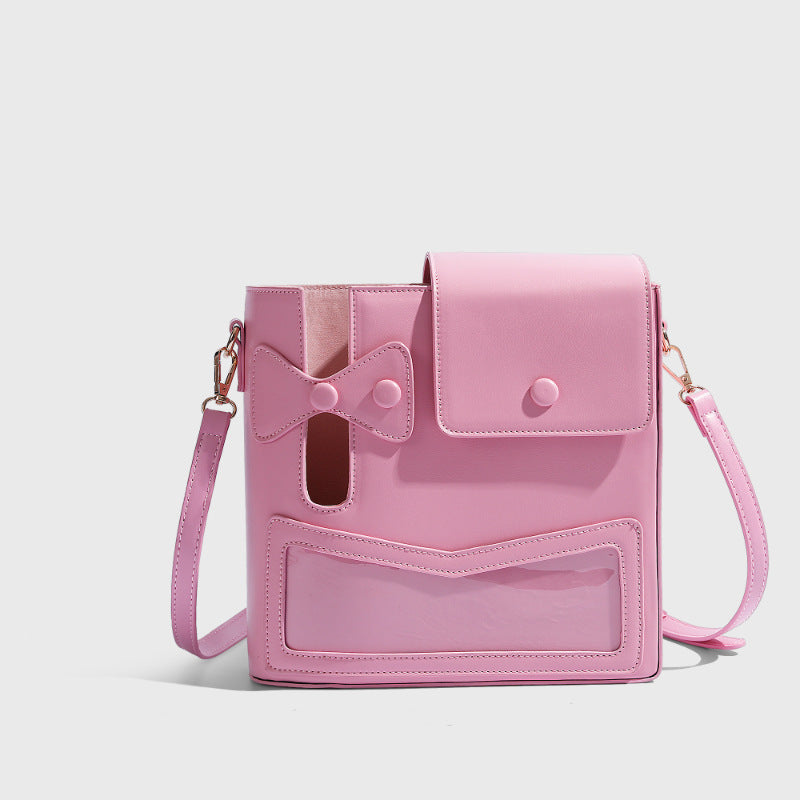 Cross-border large-capacity portable water cup bag, thermos cup, large beverage bottle storage bag, outdoor commuting shoulder messenger bag.