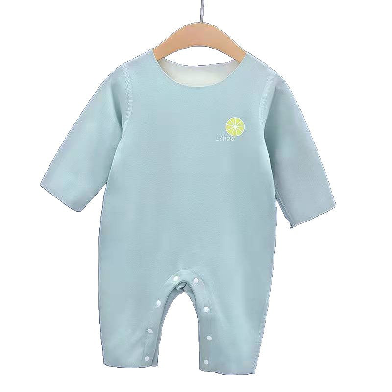 Infant and toddler german velvet romper - unisex, comfortable double-sided fleece, stylish onesie for home and crawling
