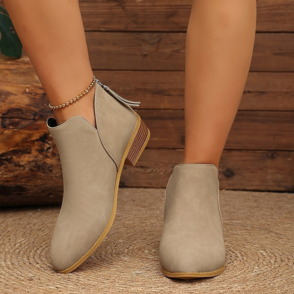 summer new arrival: plus size women's casual comfortable fashionable side-zip flats for wholesale
