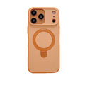 New skin-feeling anti-slip edge suitable for iphone17promax mobile phone case apple 16 metal bracket anti-fall cross-border