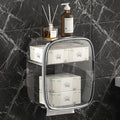 Bathroom toilet paper box toilet tissue box paper box waterproof wall-mounted punch-free storage rack roll paper box