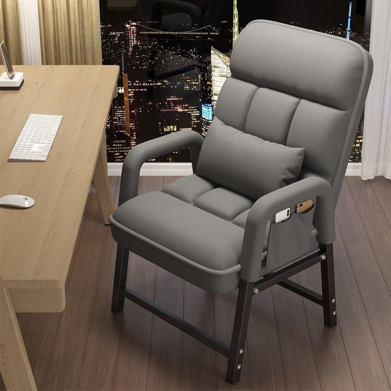 Lazy sofa computer chair - reclining desk chair for home, office, and dorm - comfortable gaming chair for extended use
