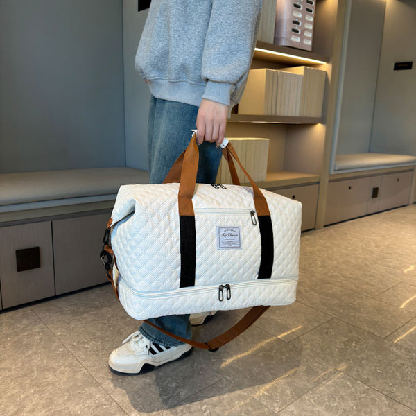 Cross-border new fashion swimming yoga fitness bag large capacity boarding luggage short-distance outdoor sports travel bag