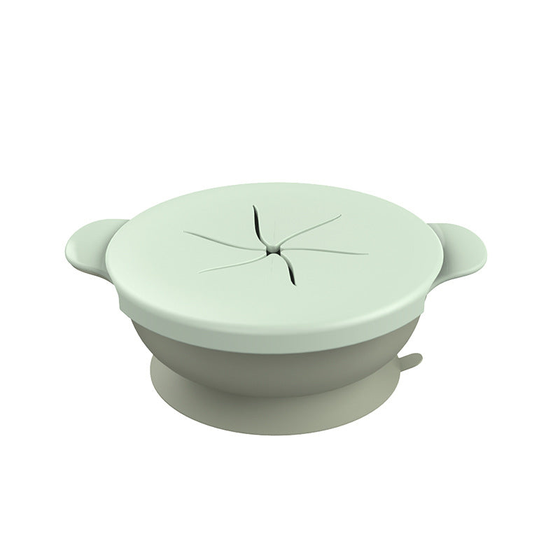 Multifunctional baby food bowl with straw - infant feeding bowl - baby & mom supplies