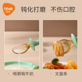 Baby silicone mud scraper spoon kids eating training tableware suitppsu digging mud spoon complementary food tool handy gadget