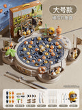 Kids electric magnetic fishing toy board game fishing platform fish pond fishing rod fishing puzzle family boy girl toy