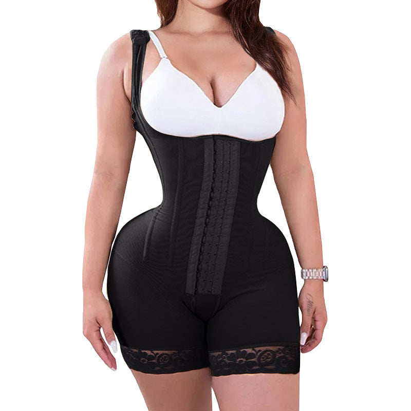 9-bone body shaper waist tightening and abdominal tightening butt lift body shaper 24h spot delivery cross-border