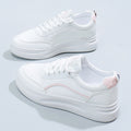 Spring autumnew arrivaldaily round toe flat heel white shoes female student casual shoes k-style breathable female sports sneakers female