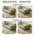Cream cloud sofa bed all-in-one dual-purpose rental house living room for home cat scratch leather lazy sofa source in stock
