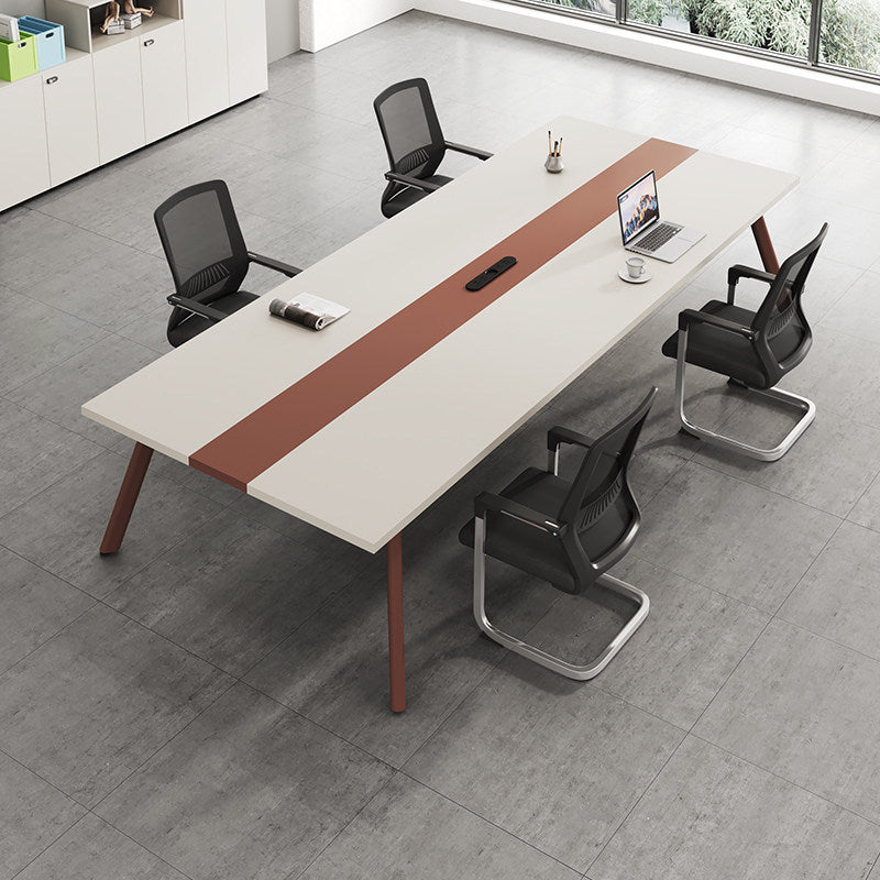 Saint li conference table long table casual modern small office desk conference room long table negotiation table and chairs office furniture