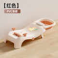 Foldable baby bath chair - anti-slip, reclining design for easy hair washing at home
