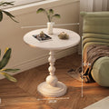 Accessible luxury sofa side table retro corner table iron bedside storage balcony small round table living room for home small coffee table