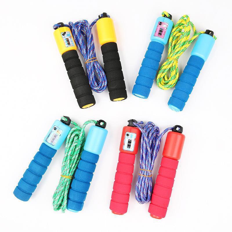 Primary and secondary school students school skipping rope adjustable count skipping rope fitness beginner skipping rope wholesale pattern rope gift