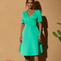 African cross-border  new arrivalfashion african elegantwork clothingpure color leisureloose style dress special price
