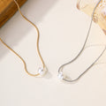 Pearl necklace wholesale - european & american cross-border jewelry - women's high-end, minimalist, versatile, niche design pendant - light luxury necklace