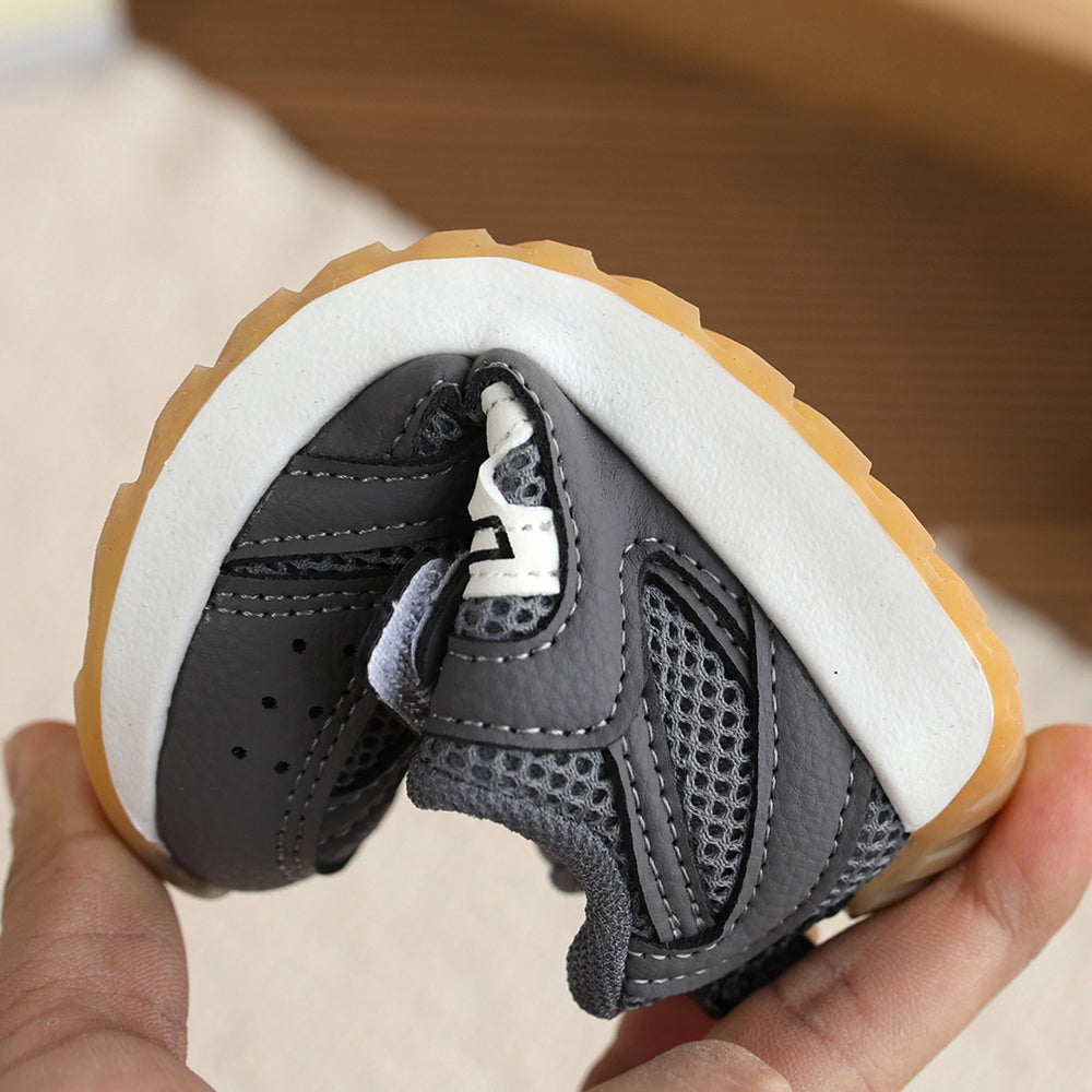 Girls' breathable first walking shoes, new korean style kids' shoes, fashionable casual sports running shoes, boys' crocs