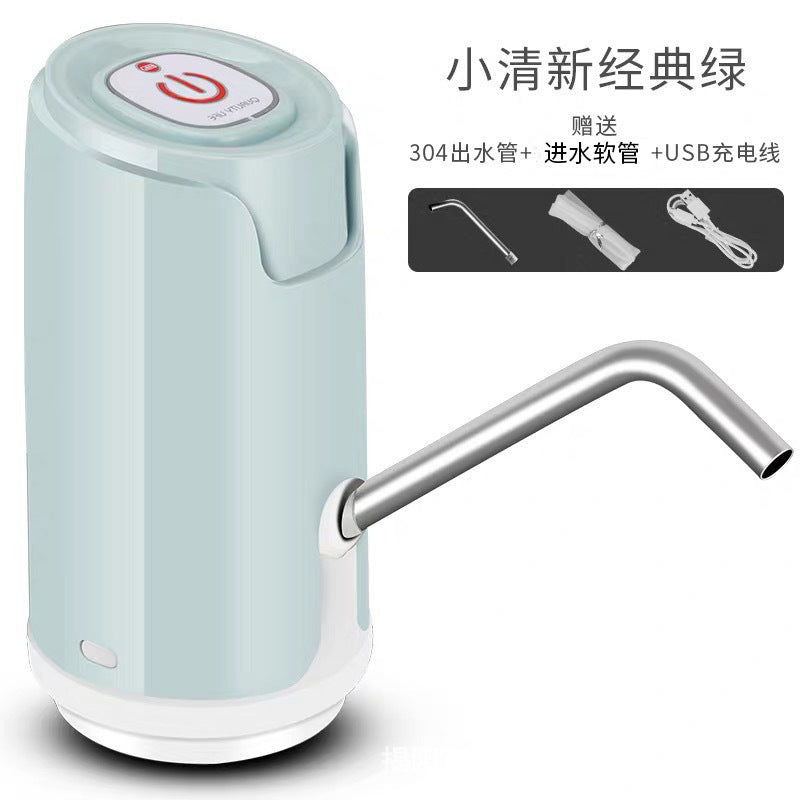 Bottled water electric water pump rechargeable automatic water dispenser water pump dustproof double pump water dispenser wholesale