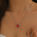 Wholesale vintage heart necklace - european & american cross-border jewelry - "one arrow through the heart" valentine's day high-end heart dagger pendant