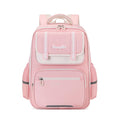 Kids' backpack - ultra-lightweight, pressure-reducing, spine-supporting, lightweight backpack for grades 1-6, korean style, boys and girls, anti-hunchback design