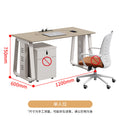 Shengli employee desk and chair combination computer desk and chair casual modern staff desk workstation card slot
