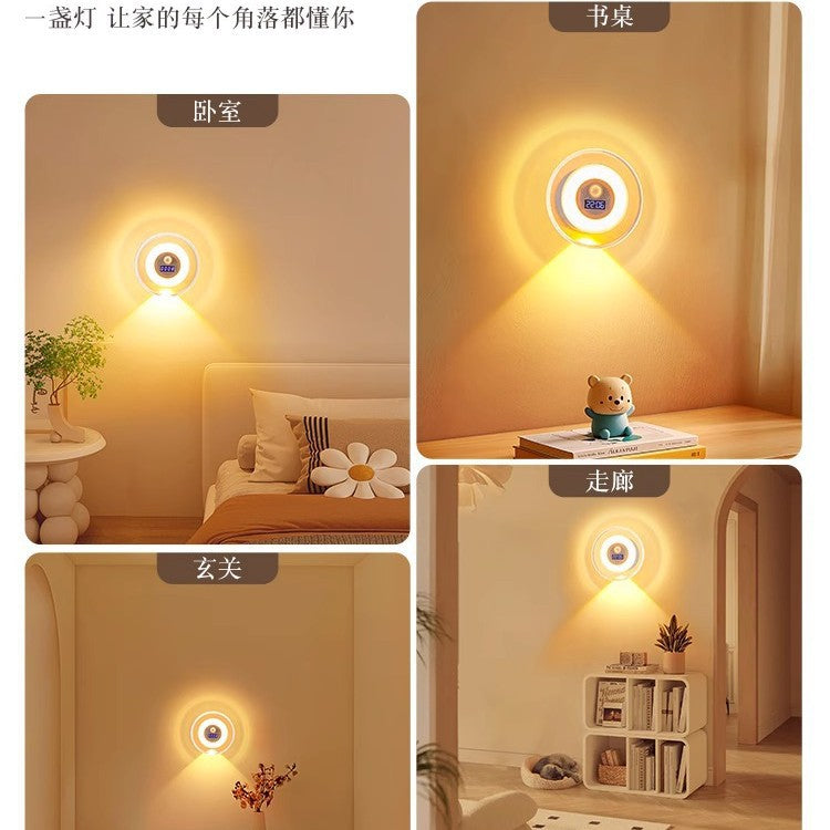 Atmosphere lamp bedroom mood wiring-free and punch-free bedside remote control smart sensor night light new arrival 2025