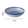 10inch deep dish - leaf pattern
