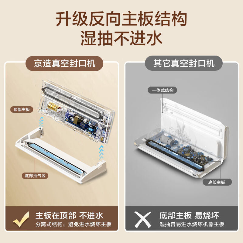 Smart touch vacuum sealer - automatic vacuum packaging machine for home & commercial use - upgraded gift packaging for cross-border e-commerce