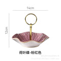 Ceramic jewelry dish - instagrammable european style, exquisite high-end trinket organizer, creative desktop display